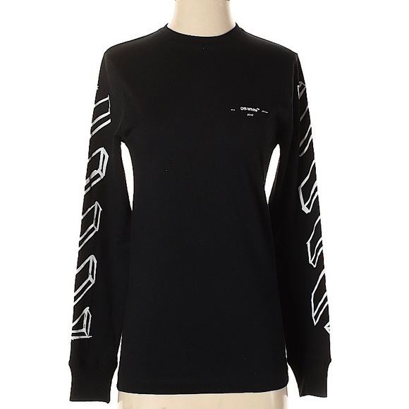 Off_White Diag Arrow Long Sleeve T - Picture 2 of 2